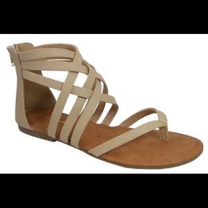 Zip Gladiator Sandal